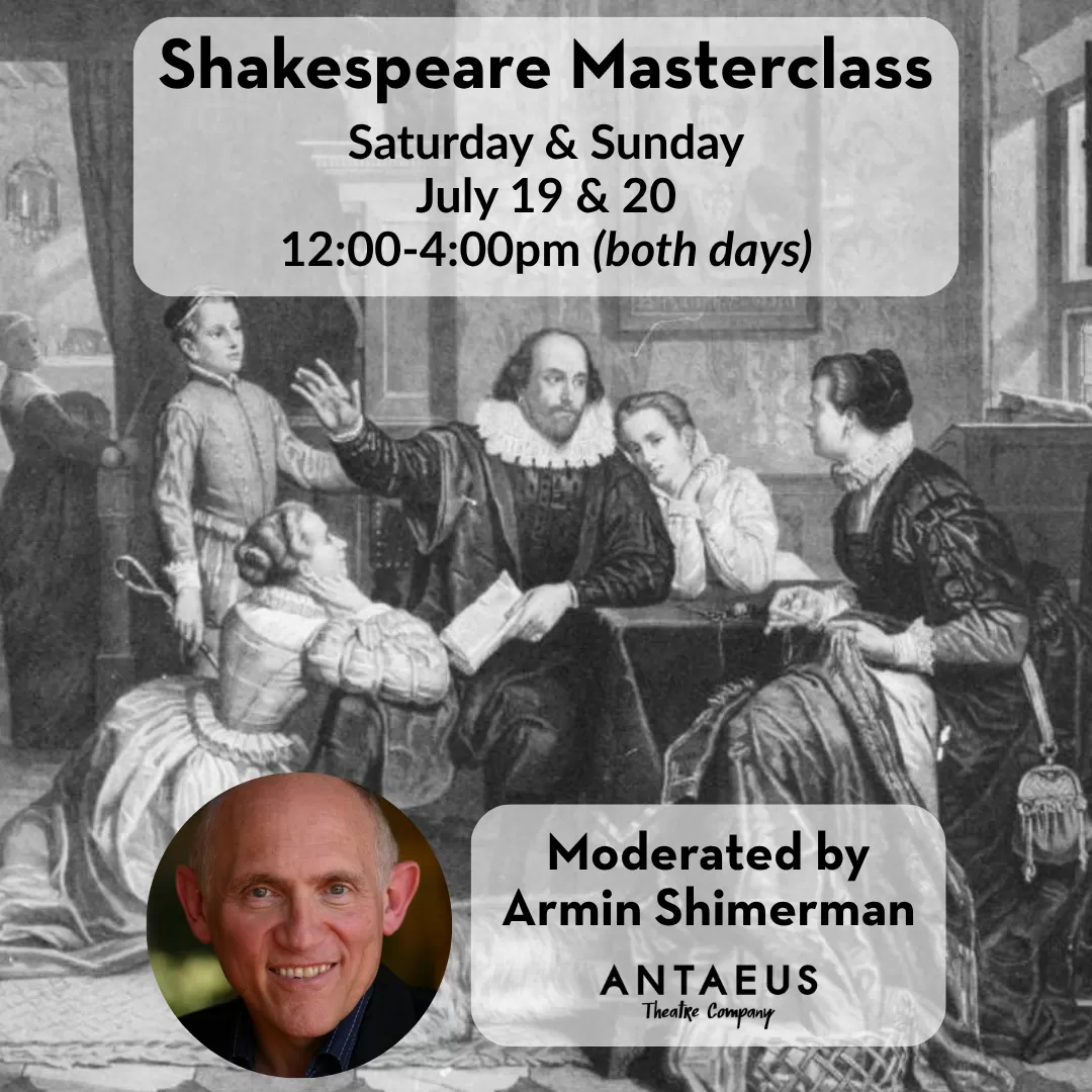 Masterclass: Shakespeare Masterclass