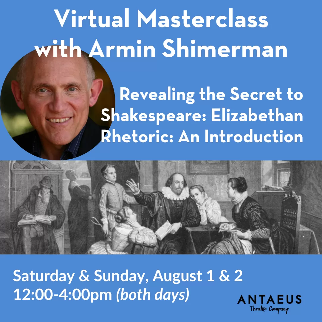 Virtual Masterclass 2026: Revealing the Secret to Shakespeare